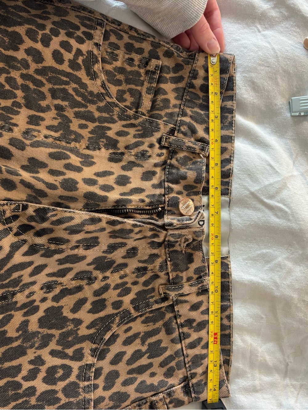 Damson Madder Leopard Print jeans - Picture 2 of 2